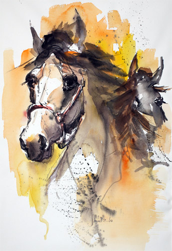 Brigitte Weigert - Pferde im Sommer
